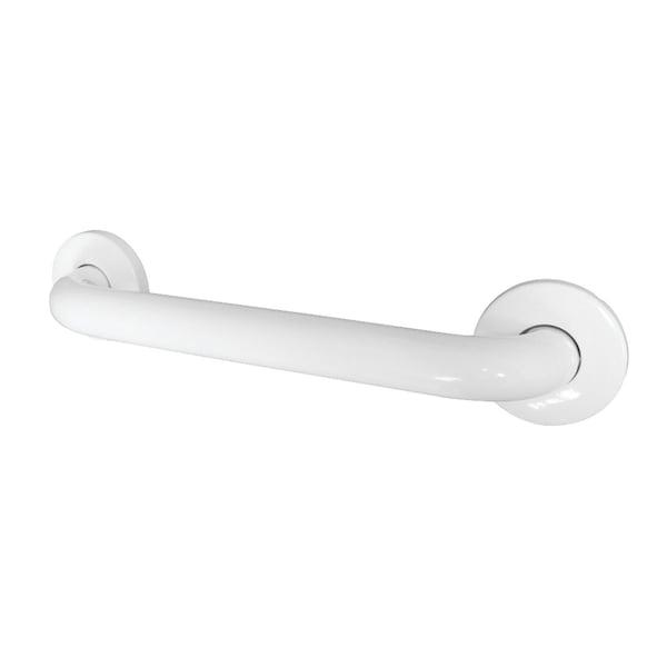 Traditional GB1412CSW Made To Match 12" Stainless Steel Grab Bar, White, 15 L, Stainless Steel